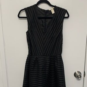 H&M Elegant Black Midi Dress